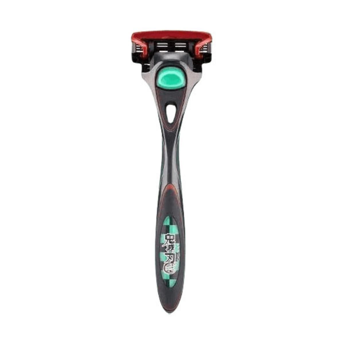 Demon Slayer Tanjiro Zenitsu Schick Hydro 5 Premium Razor, Anime 5‑Layer Manual Shaving Razor for Men