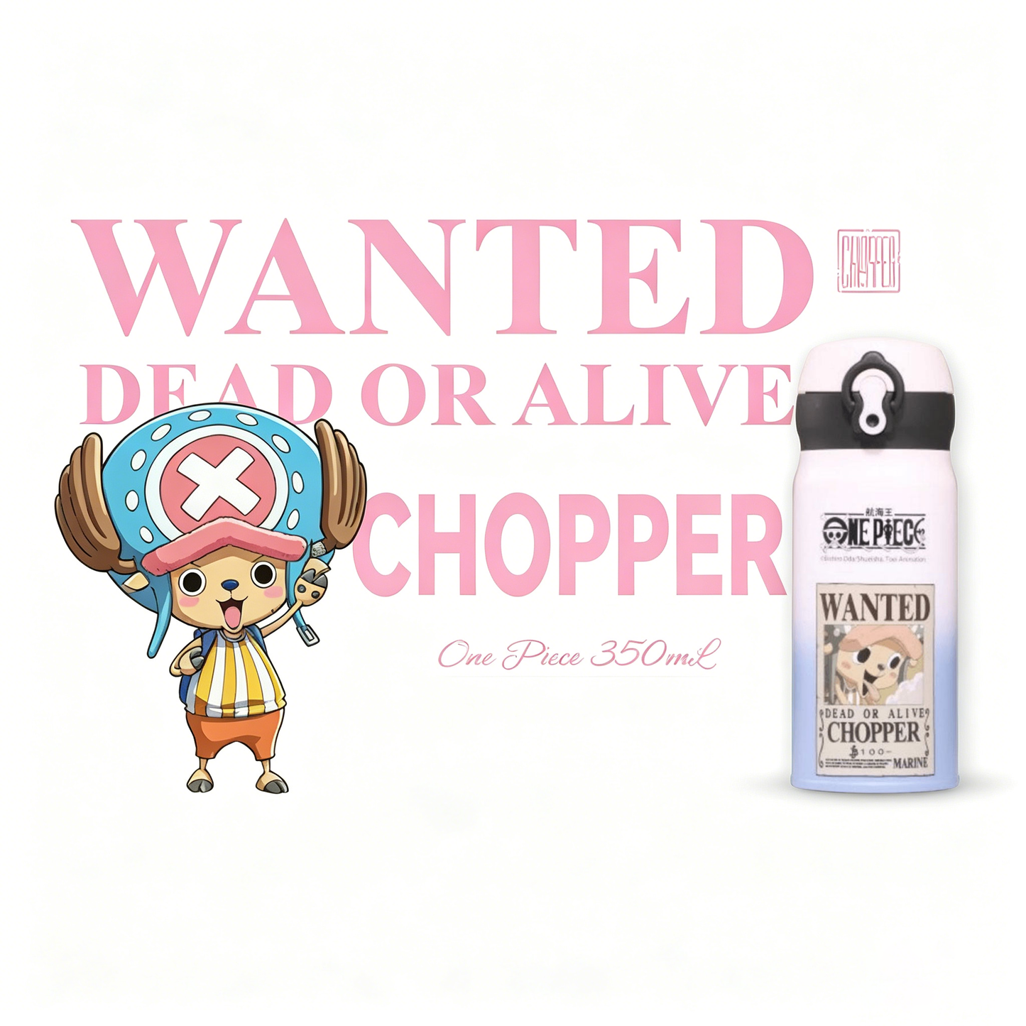 Luffy/Zoro/Chopper vacuum stainless steel insulated cup
