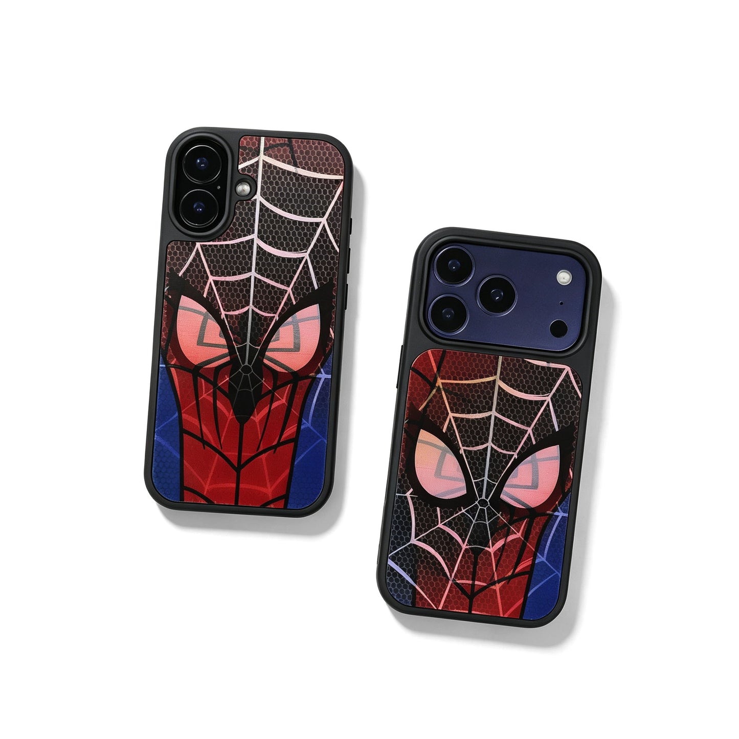 Marvel Spider‑Man Lenticular 3D Dynamic Phone Case TPU+PC Drop‑Resistant Full Edge Protection Matte Phone Cover Color Changing Design For Iphone Fans Birthday Gift