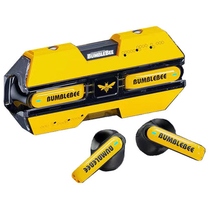 Transformers Optimus Prime Bumblebee Shockwave TWS Gaming Wireless Bluetooth 5.3 Earbuds, 45ms Ultra Low Latency Game Headphones 13mm Driver Stereo Earphones Long Battery Life Type-C Fast Charging Earbuds For Gamers Anime Fans