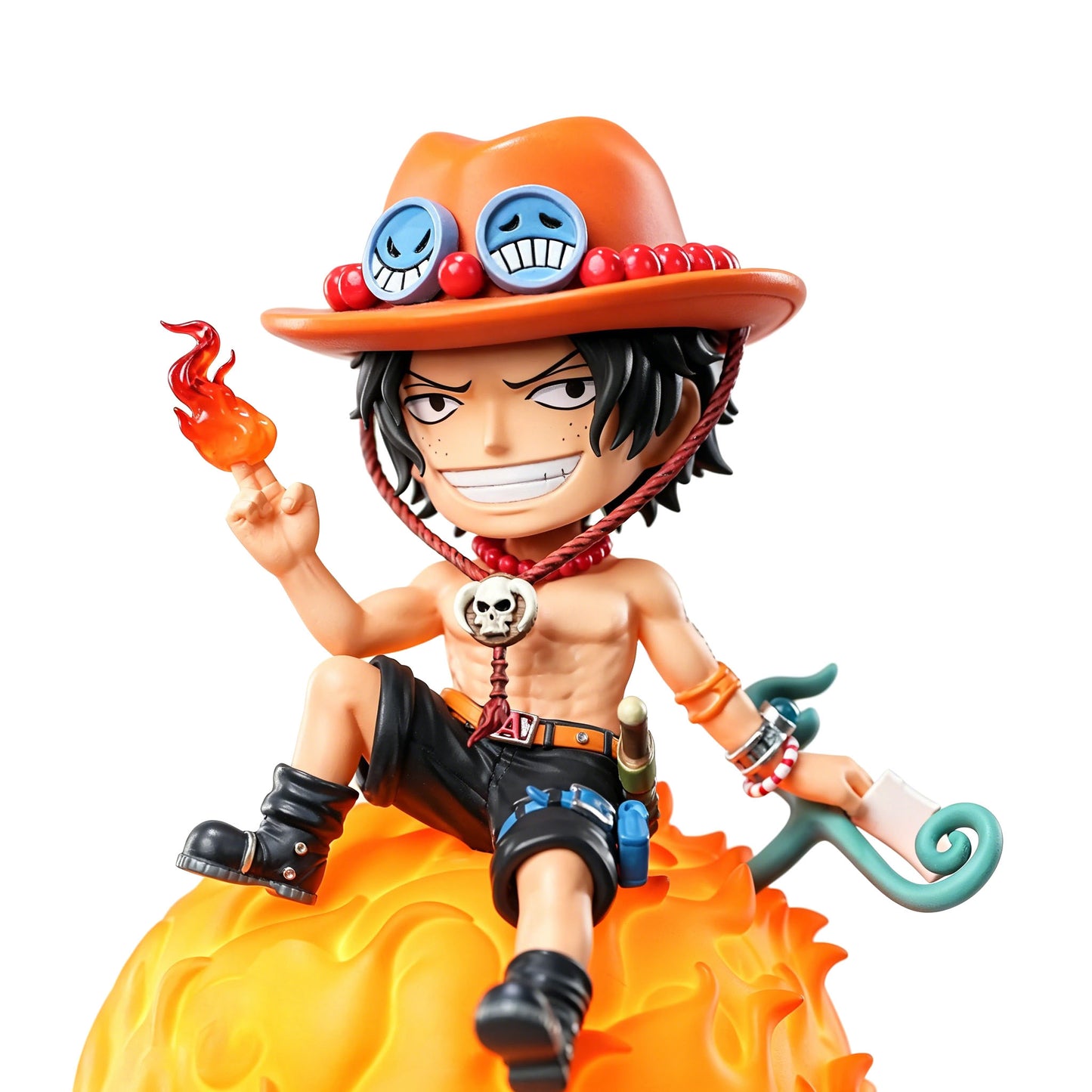 One Piece Luffy Ace Chopper Robin Devil Fruit LED Night Light Figure Set, Anime Cute Q Version Figurine Luminous Desk Lamp, One Piece Characters Collectible Statue Gifts For Anime Fans