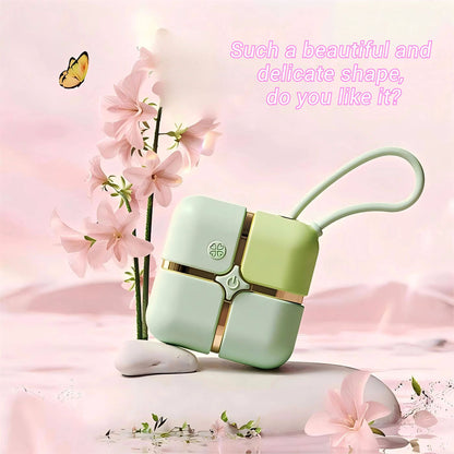Discreet Portable Silicone Relax Massage Kit, Dual Mode Personal Care Device with Compact Travel Storage Case, Medical Grade Soft Silicone