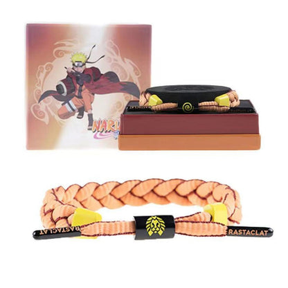 Naruto Sasuke Anime Braided Rope Bracelet, Adjustable Woven Shoelace Wristband Anime Character Cosplay Jewelry With Gift Box For Men Women Teens