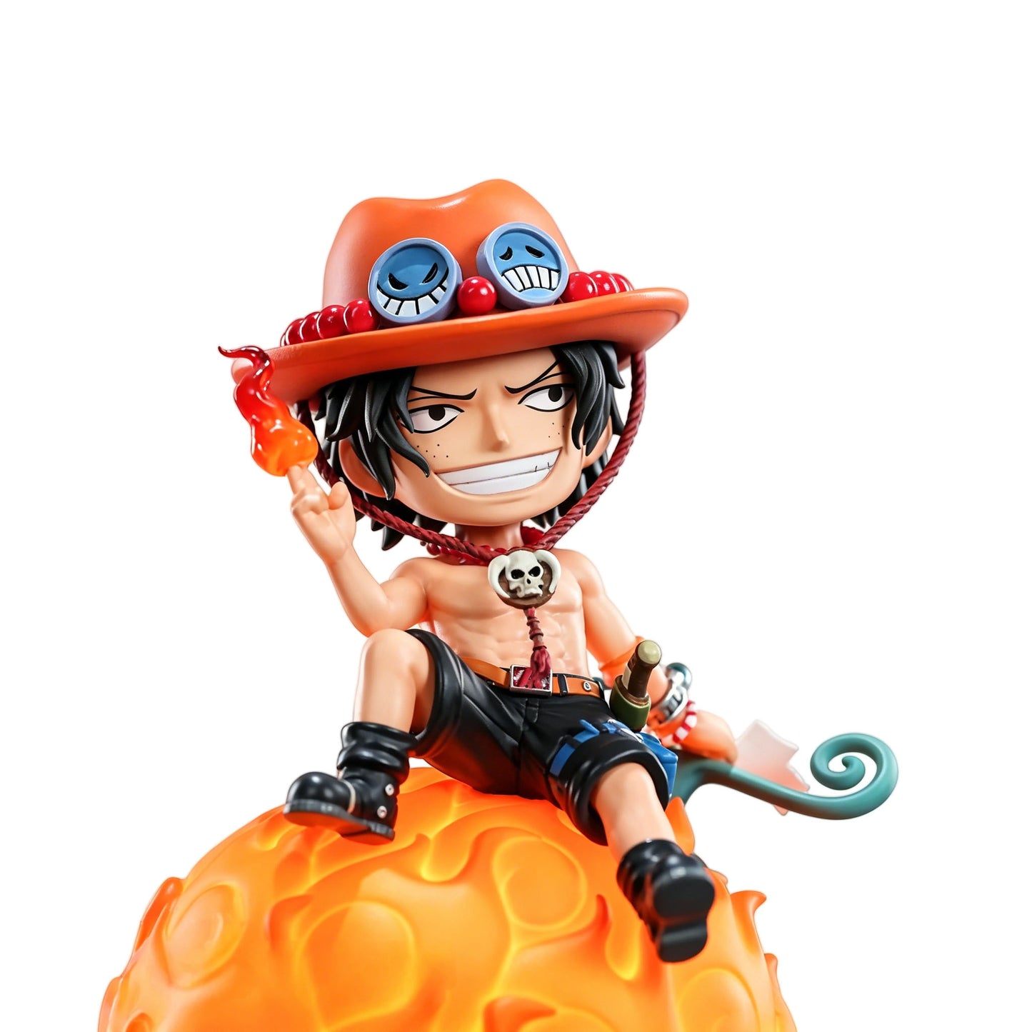 One Piece Luffy Ace Chopper Robin Devil Fruit LED Night Light Figure Set, Anime Cute Q Version Figurine Luminous Desk Lamp, One Piece Characters Collectible Statue Gifts For Anime Fans