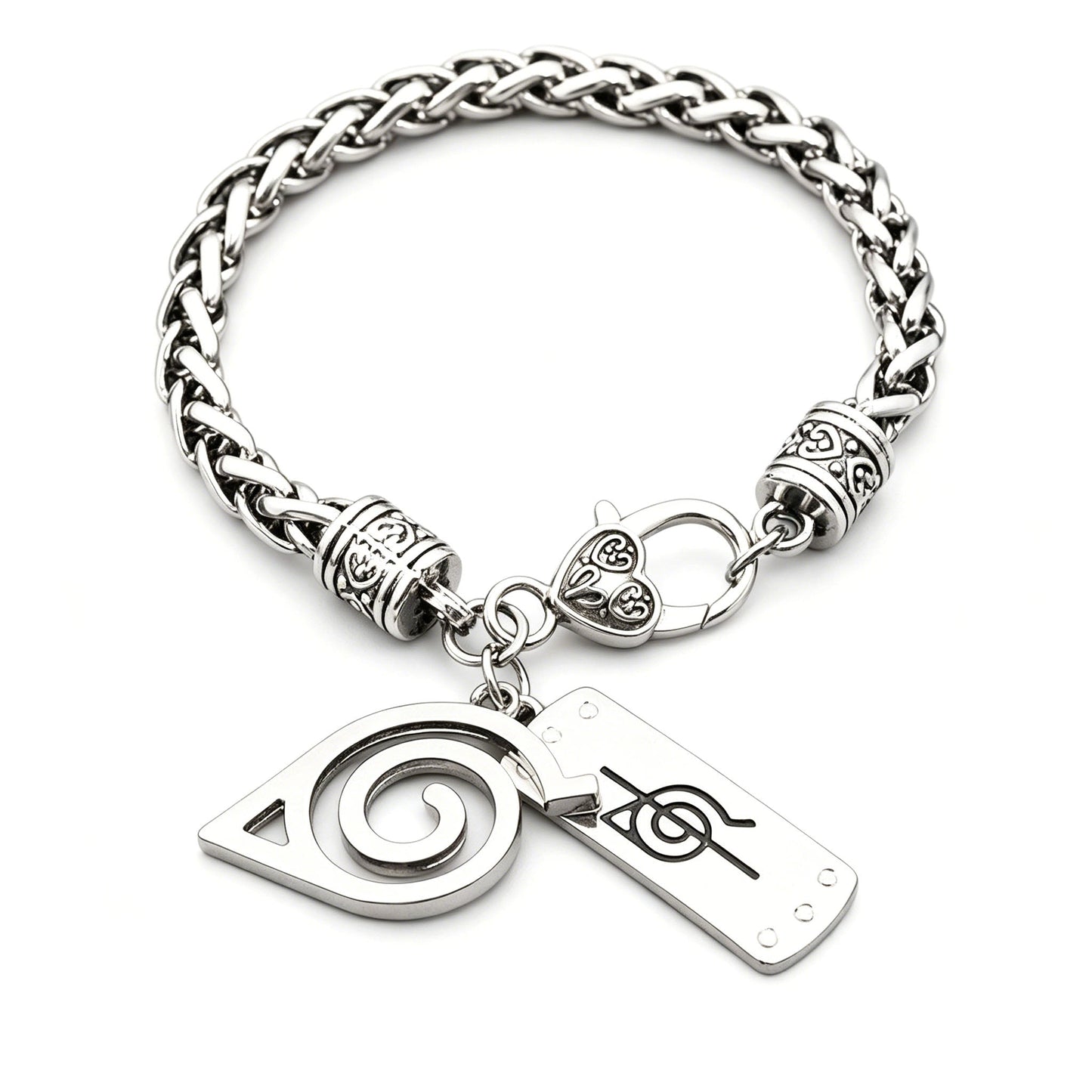 Naruto Leaf Village & Anti-Leaf Symbol Bracelet - Anime Cosplay Jewelry